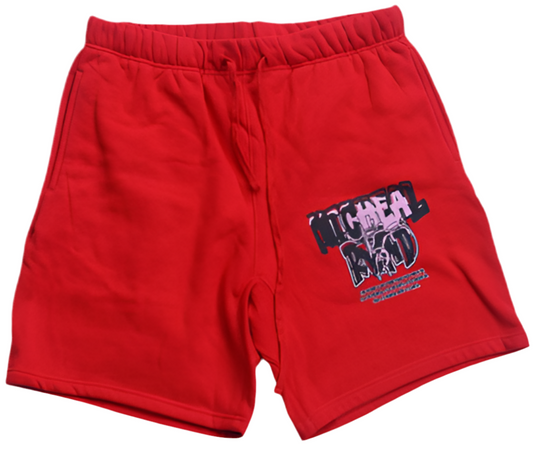 Men’s daily shorts- red black