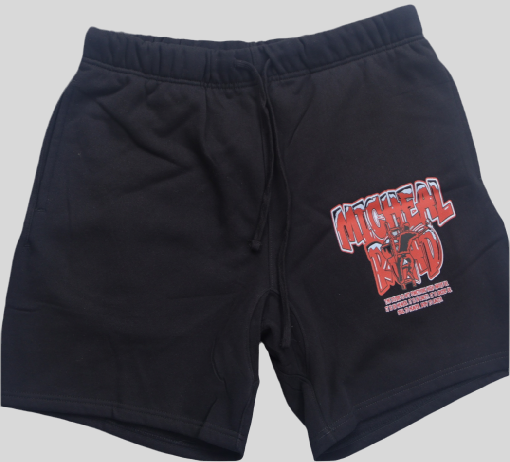 Men’s daily short-black/red